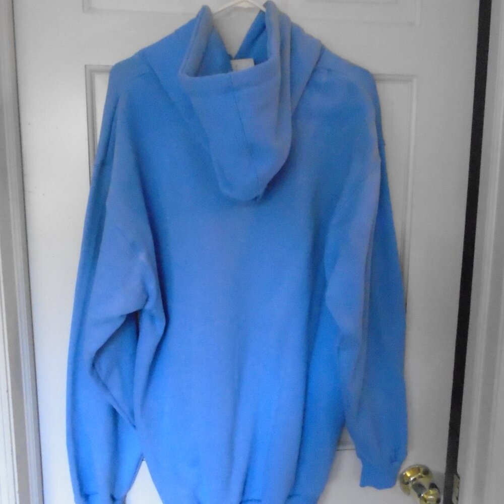 Snoopy Blue Hooded Sweatshirt Size XL NWT - Picture 2 of 5